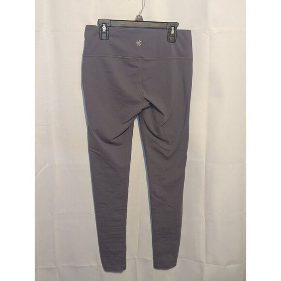 Athleta Salutation 7/8 Yoga Leggings High-Rise In Powervita Gray Size Small - Picture 6 of 16